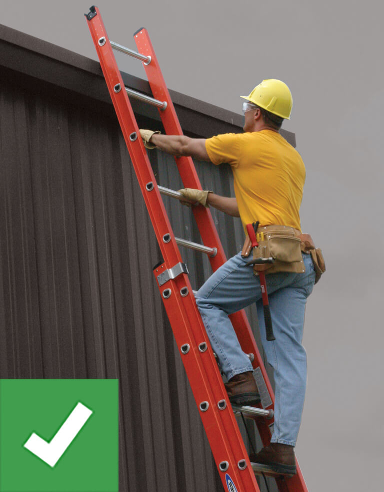 Werner Ladder Safety: Climb Facing the Ladder