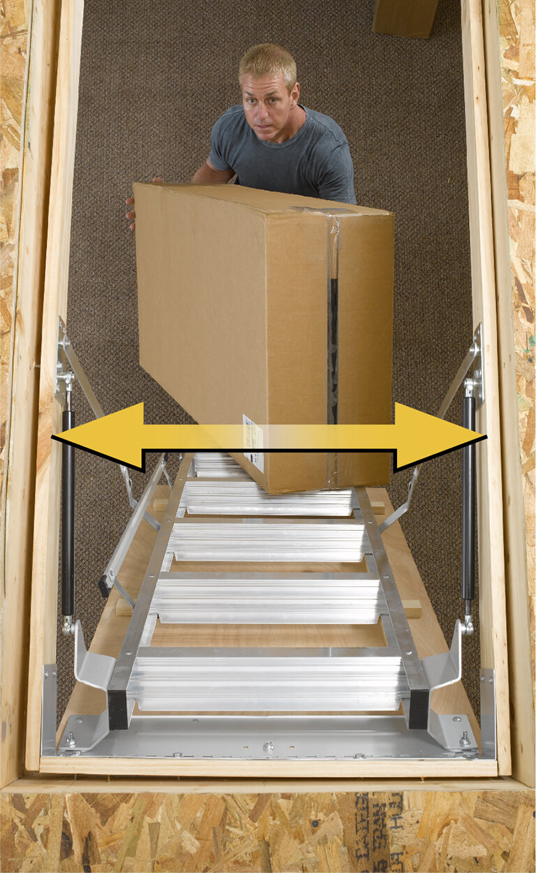 How-to-choose-a-Werner-attic-ladder-Opening-Size