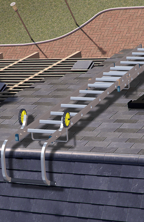 Werner Aluminium Roof ladder - Sliding