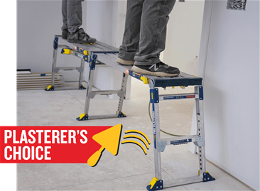 Plasterer's Choice - Werner Adjustable and Linking PRO Work Platform