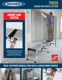 Werner SellSheet 79035 Linking PRO Work Platform