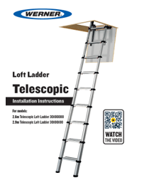 Werner Telescopic Loft Ladder Installation Instructions