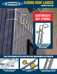 Werner Double Section Roof Ladder Sellsheet