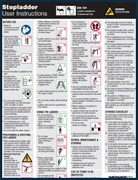 Werner Step Ladder Professional User Instructions